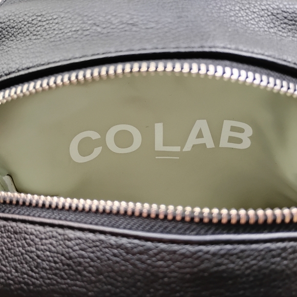 Colab Black Vegan Leather Crossbody Purse - Picture 9 of 9